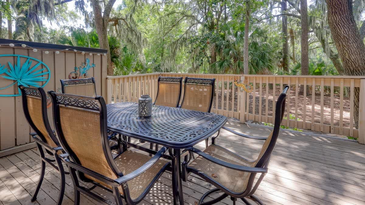 Deck with Access to Private Grill Area