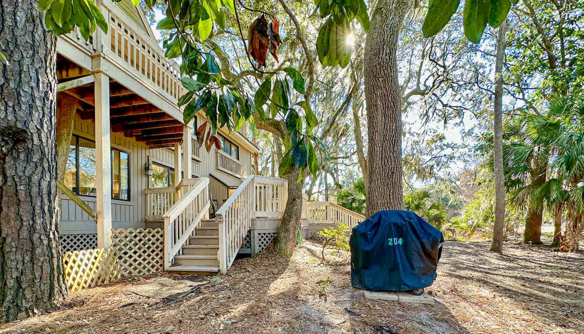 Deck with Access to Private Grill Area