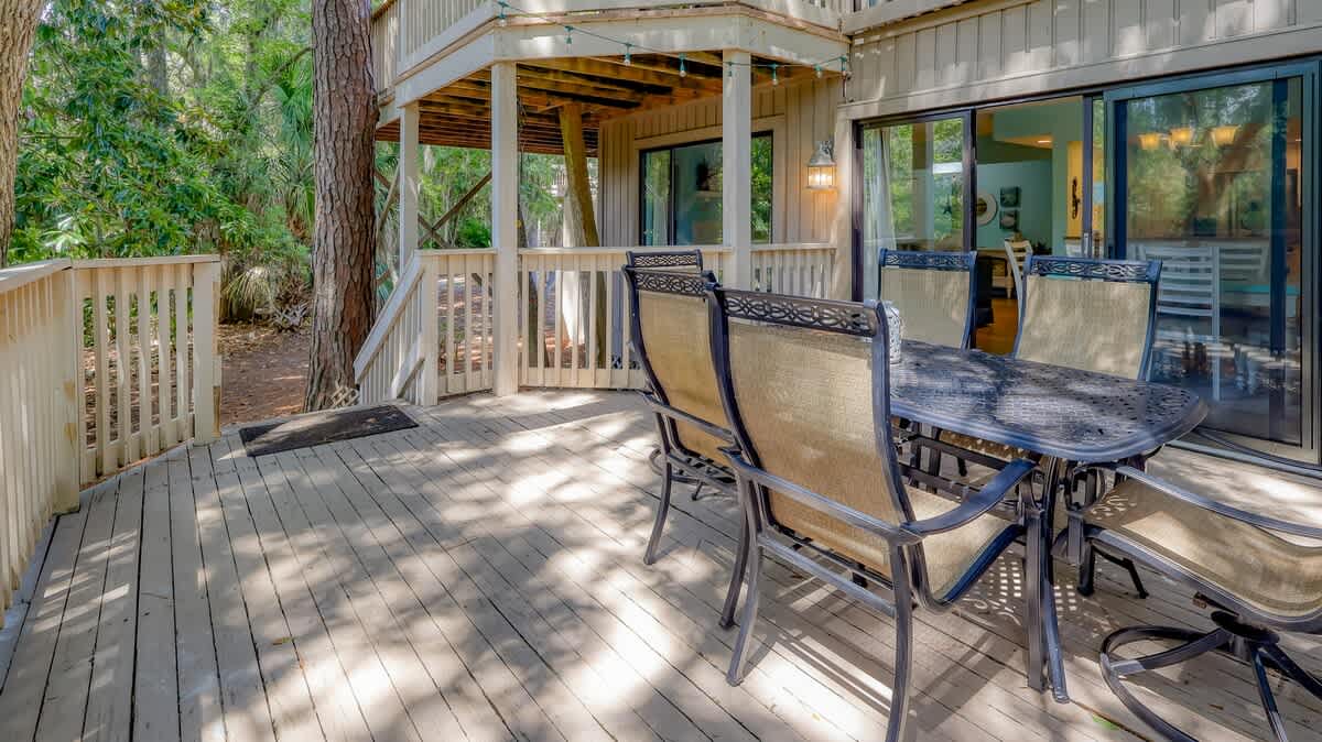 Deck with Access to Private Grill Area