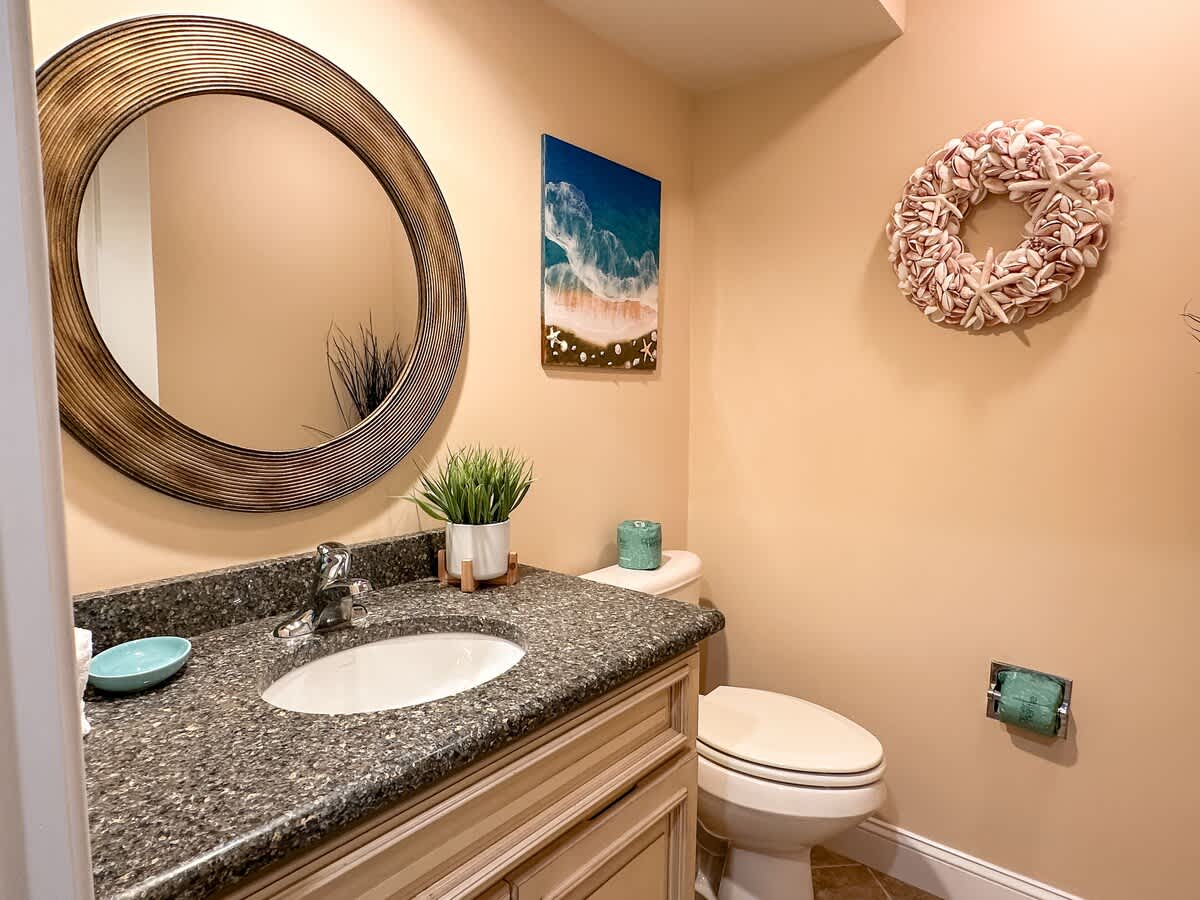 Guest Bathroom in Hall
