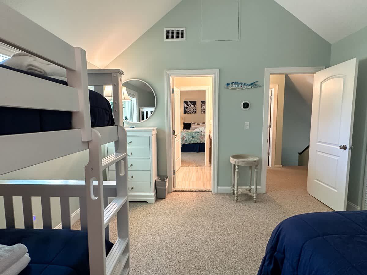 Upstairs Queen and Twin Bunk Room