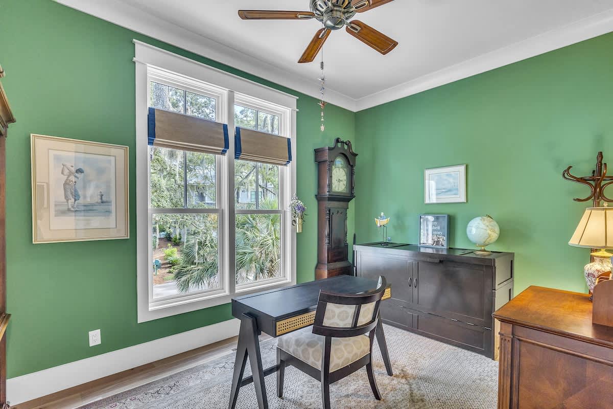 Main Floor Office with Queen Murphy Bed