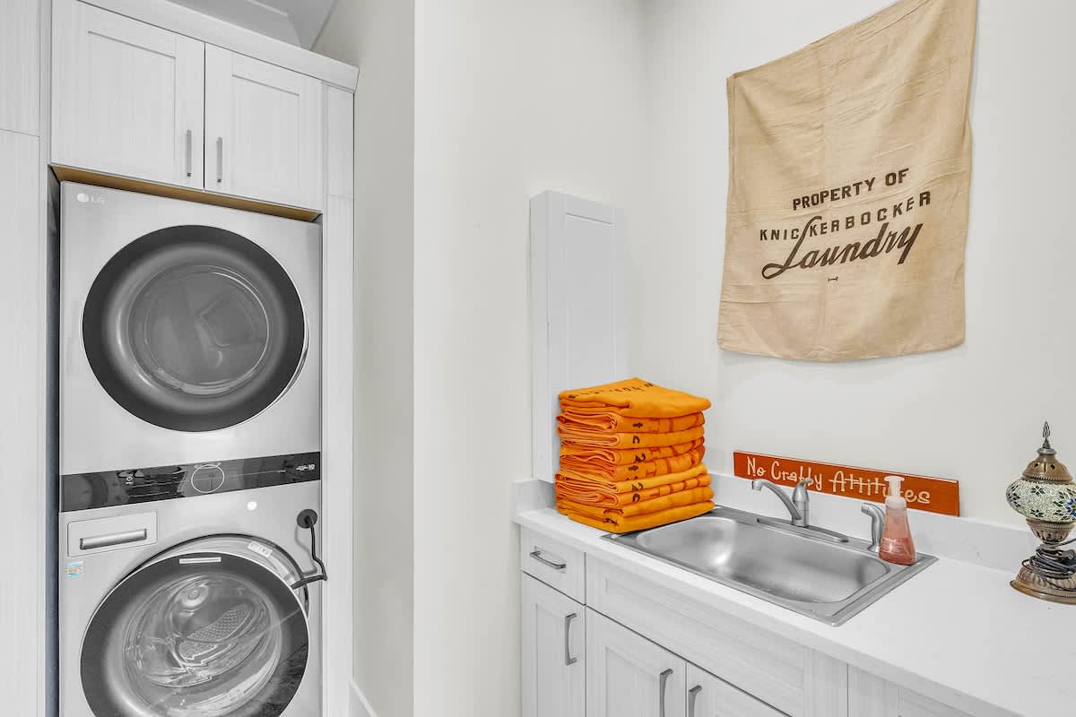Laundry in Butler Pantry