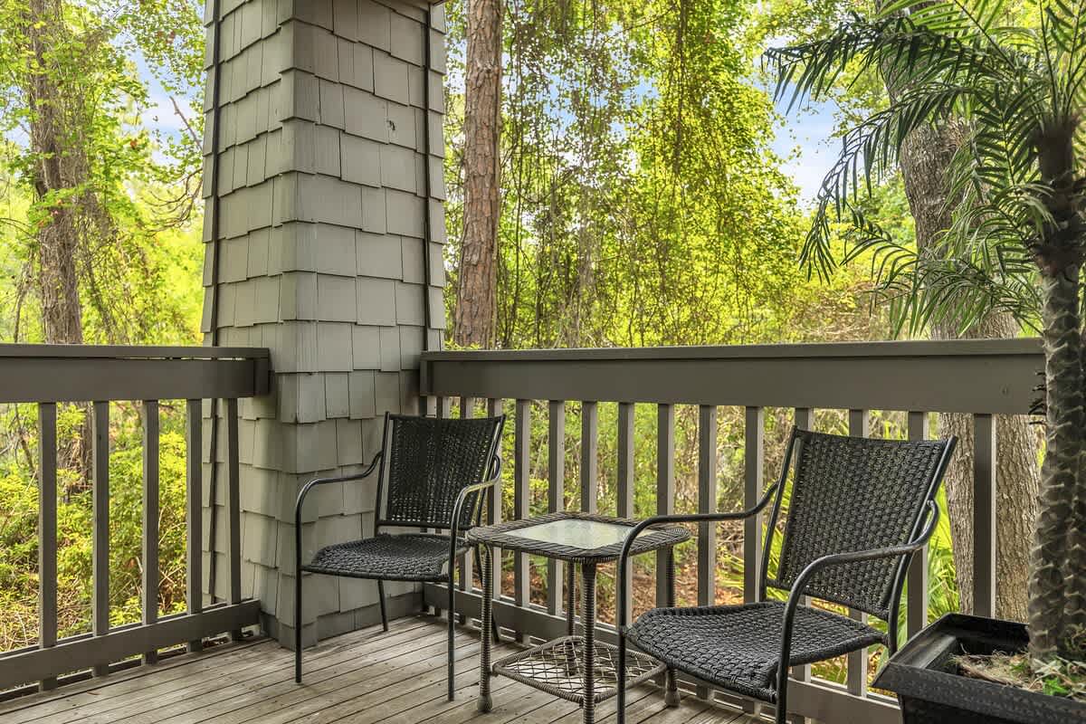 Private Balcony with Ample Seating!