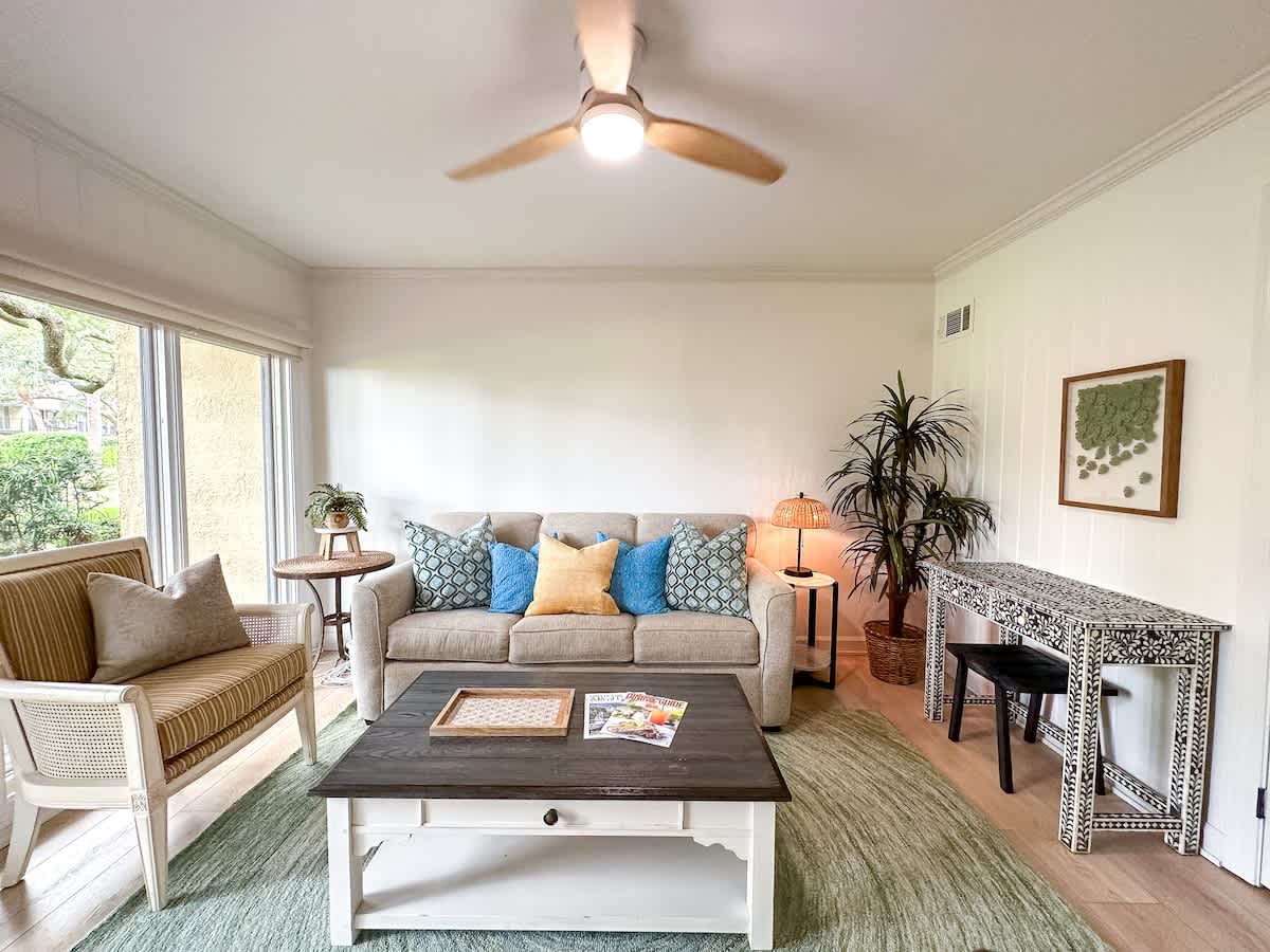 Den with Direct Patio Access