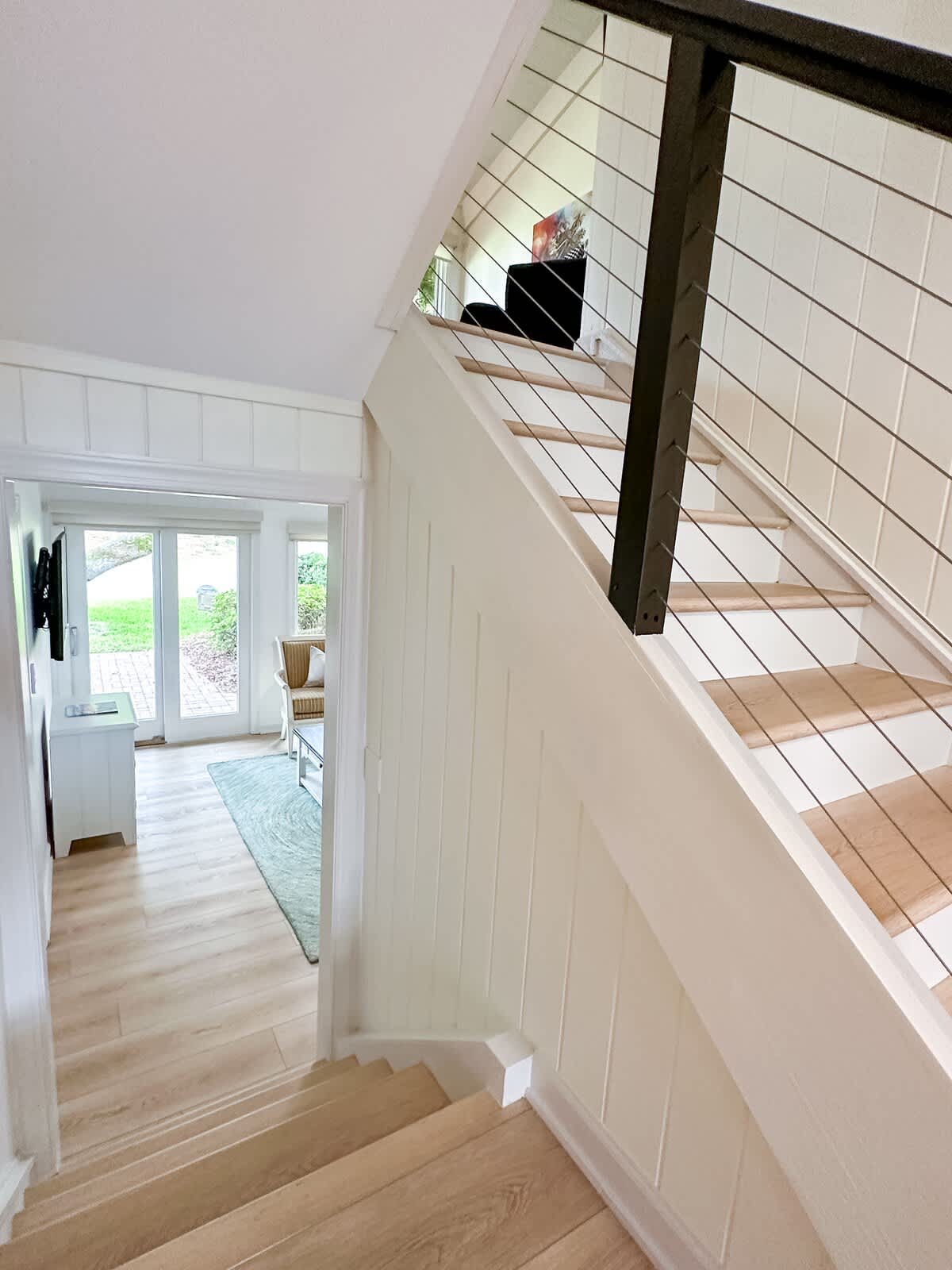 Stairs To Downstairs Den and Guest Room