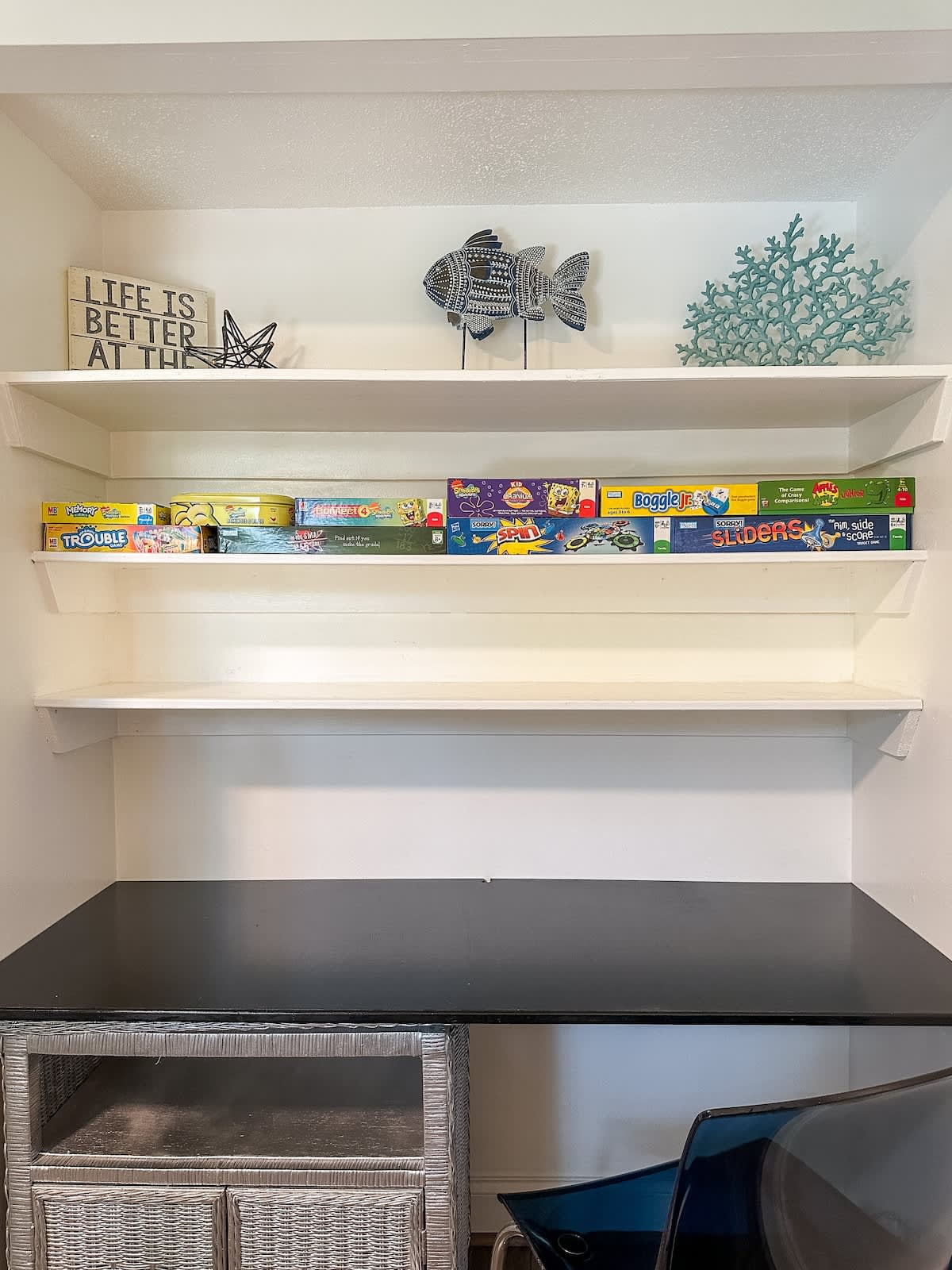 Designated Work Area and Board Games