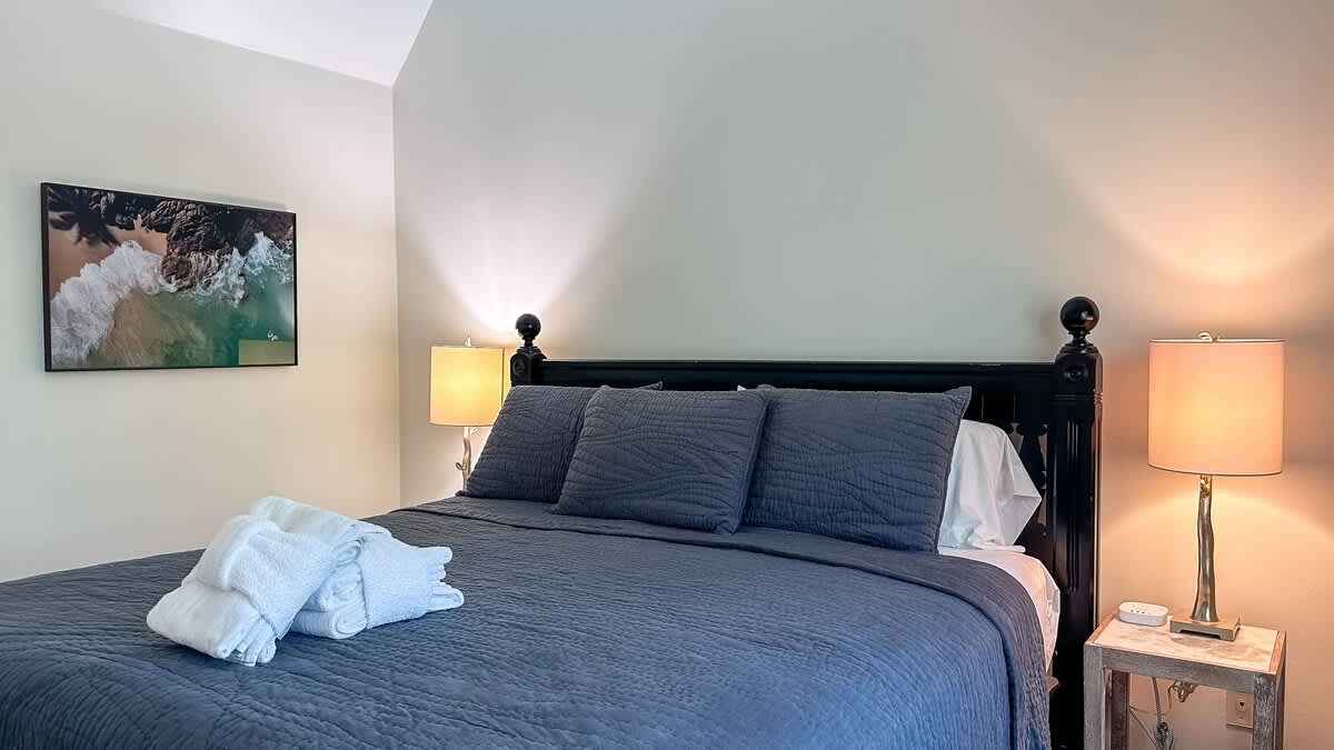 Primary Bedroom with Pool View
