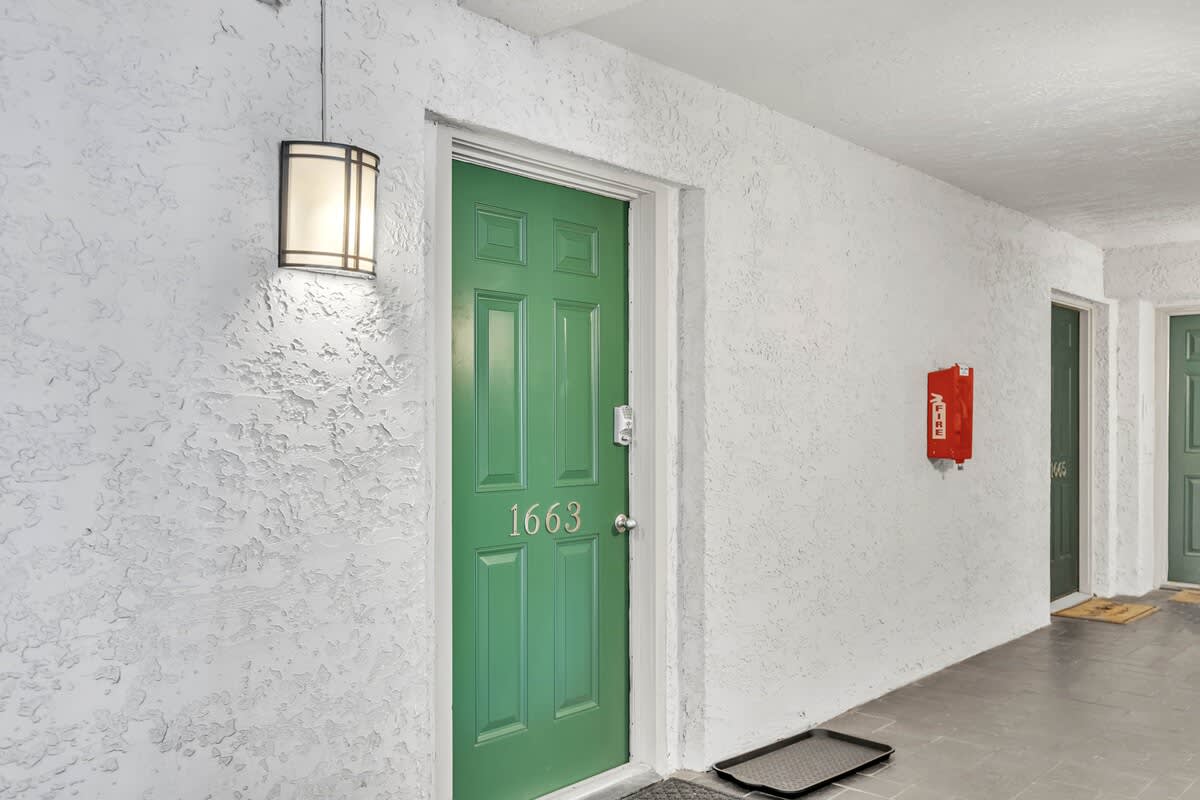 Front Door to Villa
