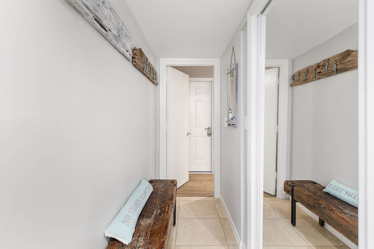 Hall Toward Laundry Room and Garage Access