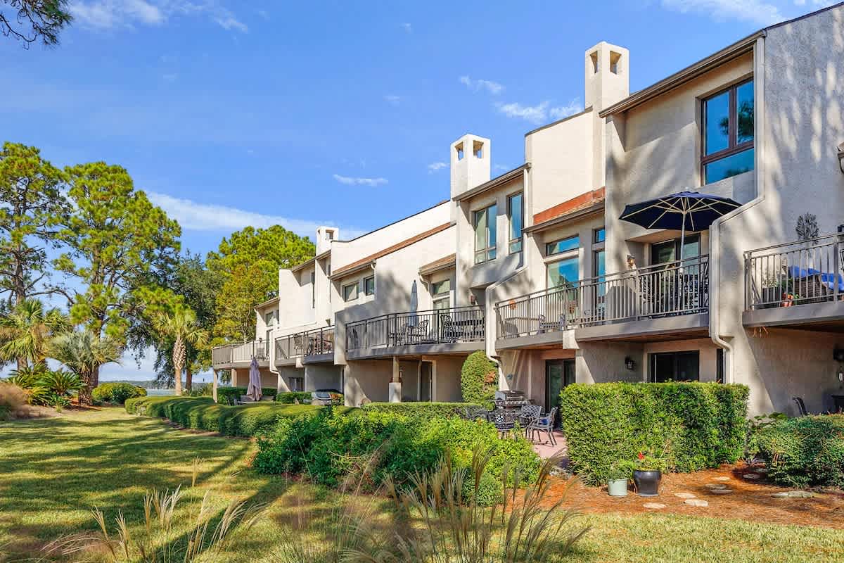 Outdoor Living Space with Beach Access and Grill