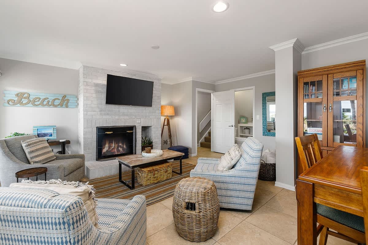 Lower Level Den with Patio Access