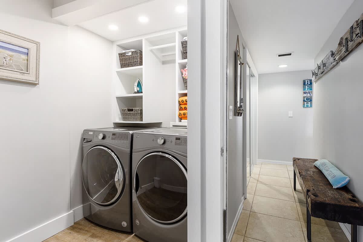 Laundry Room with Garage Access