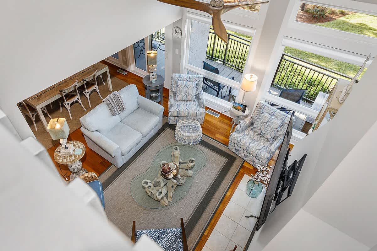 Living Area from Upper Level