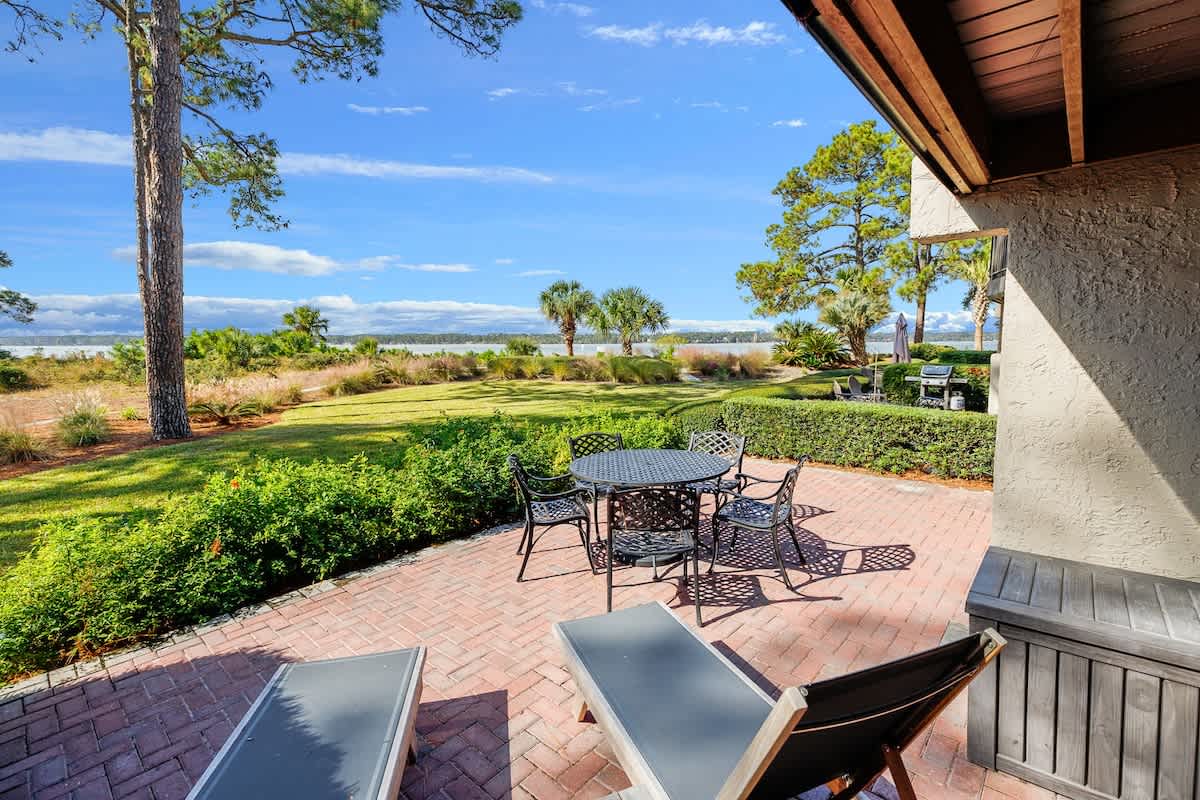 Patio with Grill and Beach Access