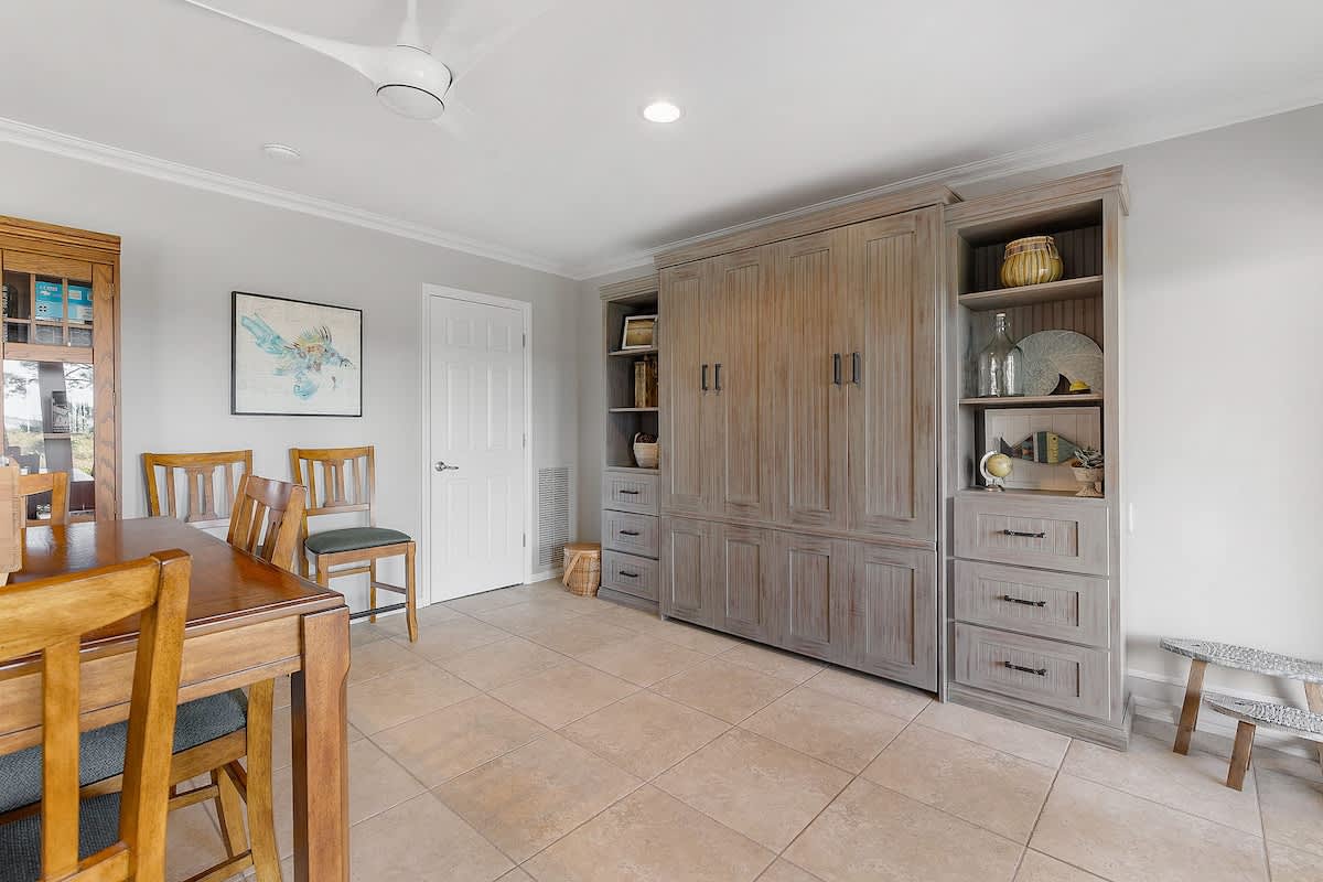 Lower Dining Area and Queen Murphy Bed