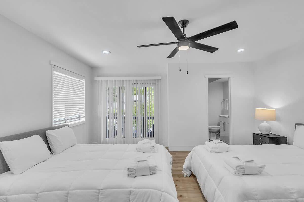 Guest Bedroom with Queen Beds