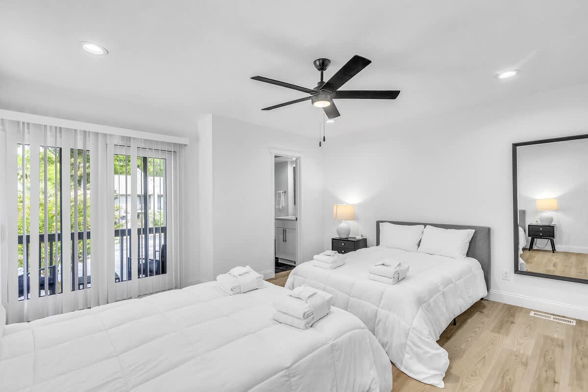 Guest Bedroom with Queen Beds