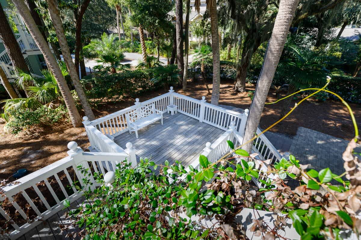 Stairs from Primary Suite Balcony