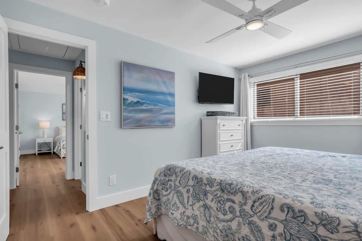 It’s a peaceful retreat where guests can unwind and recharge after a day at the beach.