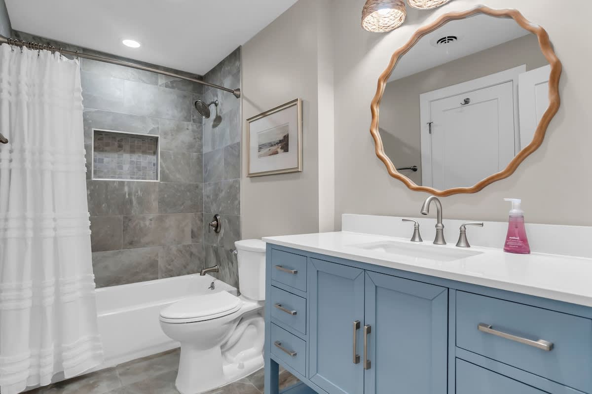 Freshly Updated bathroom