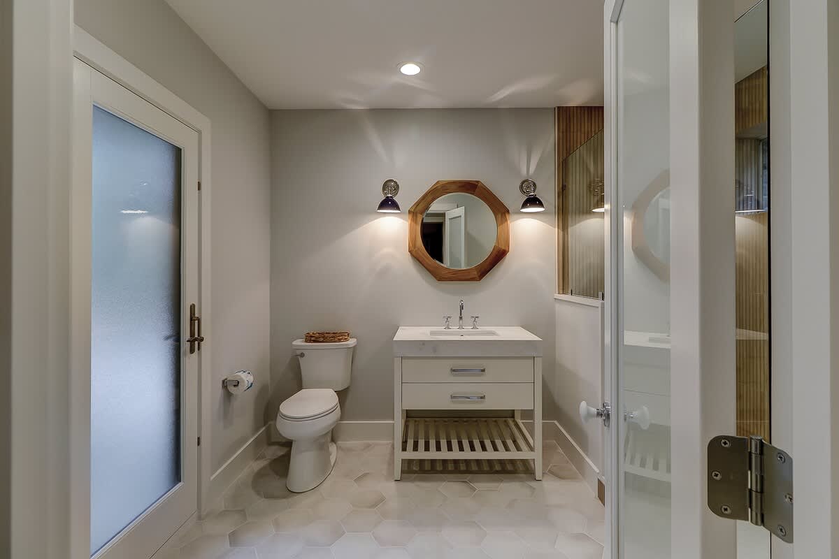 Lower Level Bathroom with Walk-In Shower