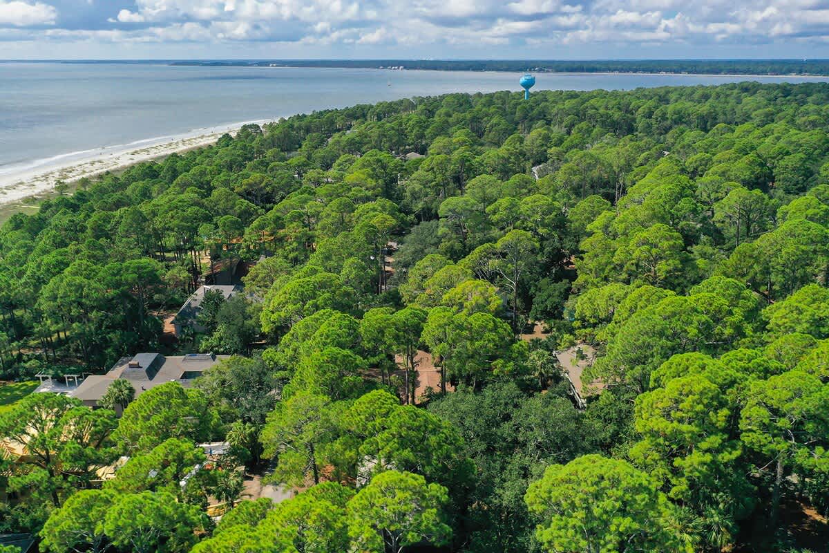Aerial View from Above Home