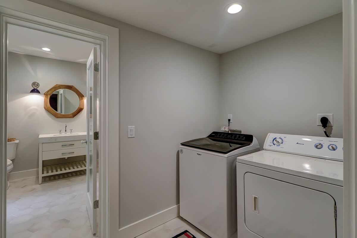 Lower Level Laundry Area
