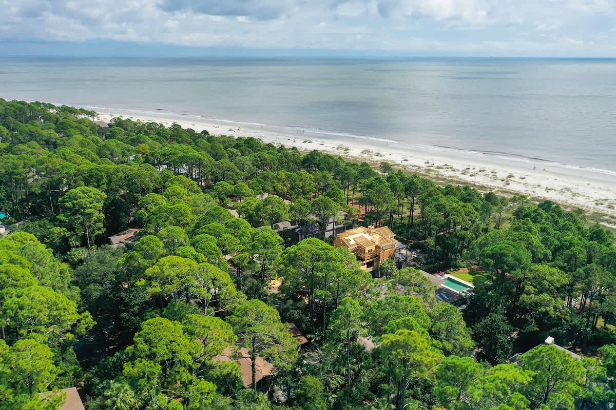 Aerial View from Above Home