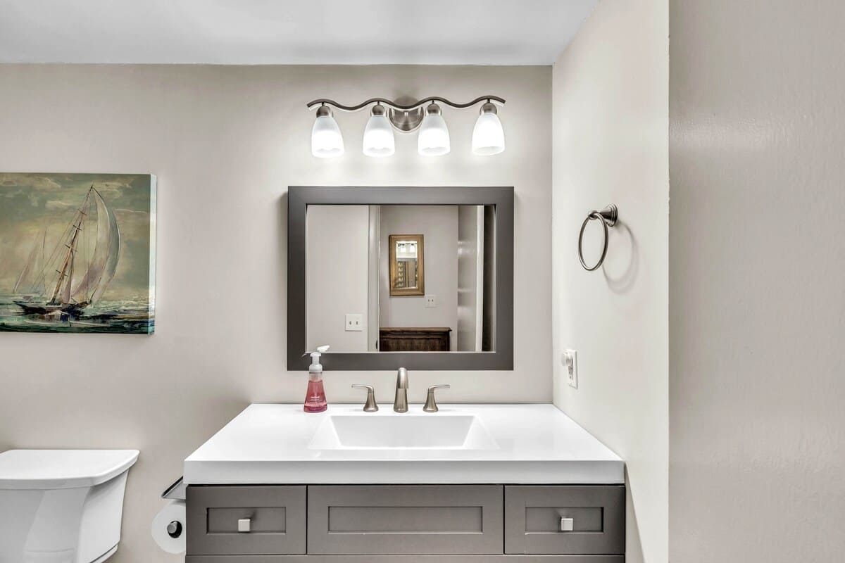Laundry and Guest Bathroom at Entrance
