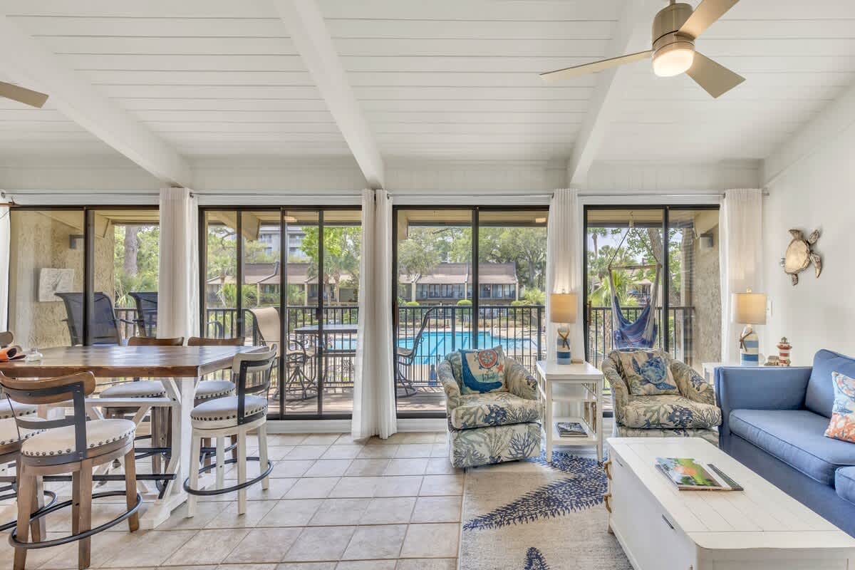 Open Living Space on Top Level