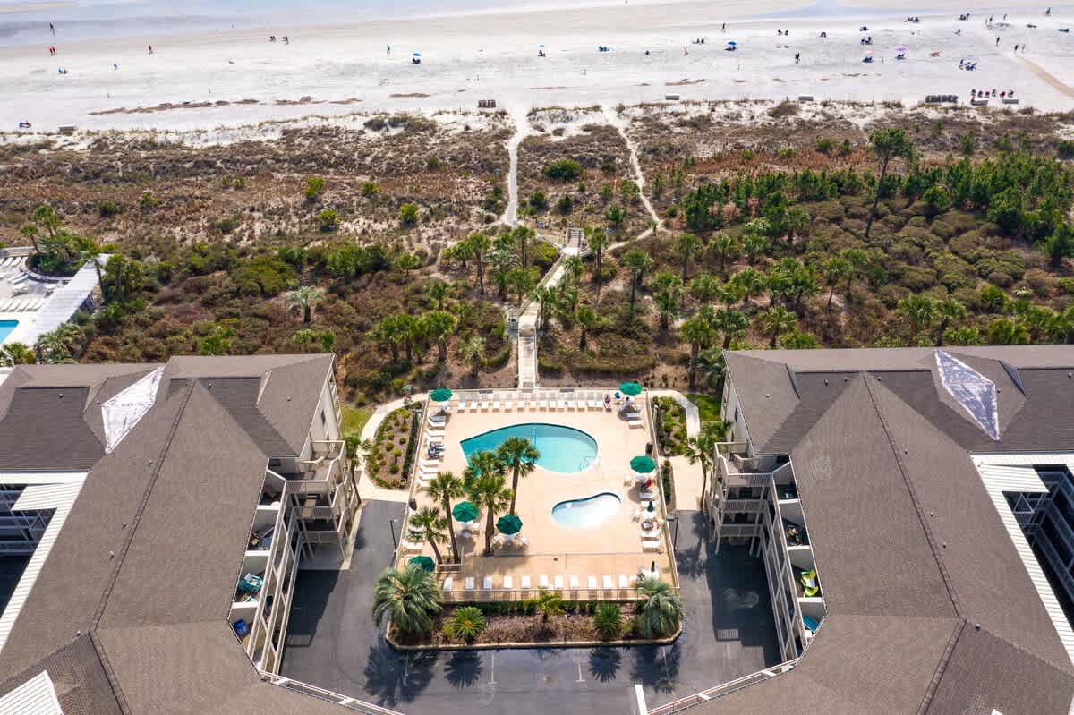 Aerial View of Breakers Ocean Front Villas