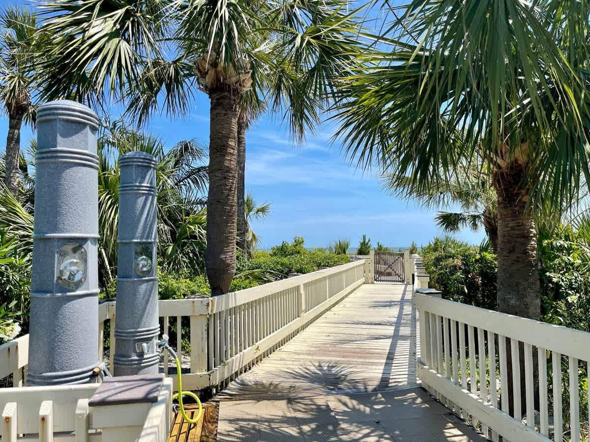 Beach Path and Showers