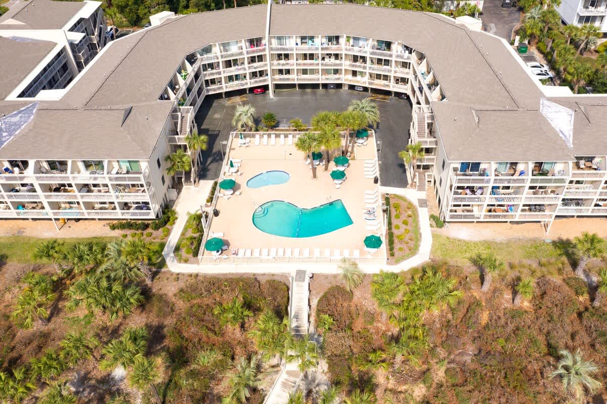Aerial View of Breakers Ocean Front Villas