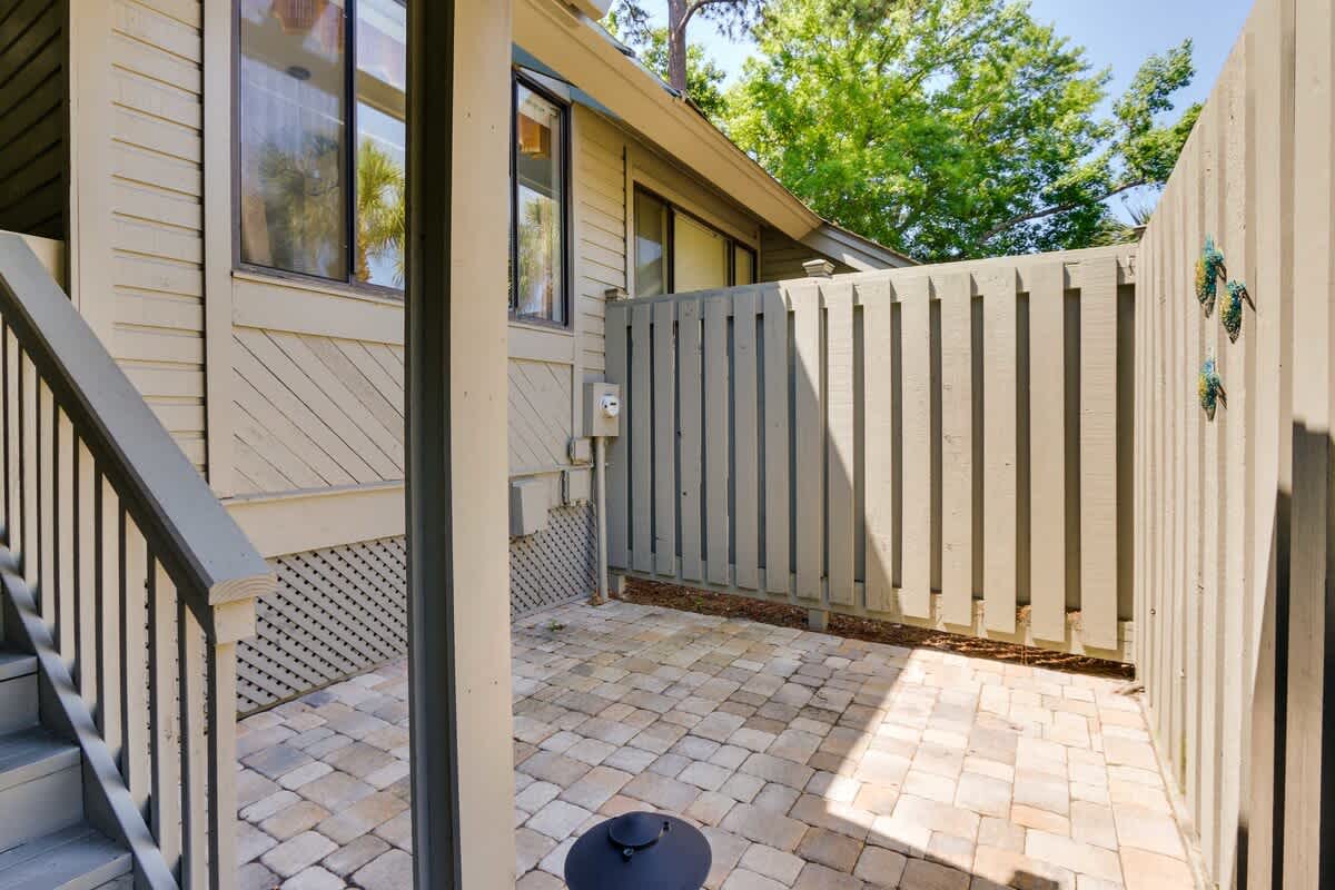 Patio Area by Front Entrance