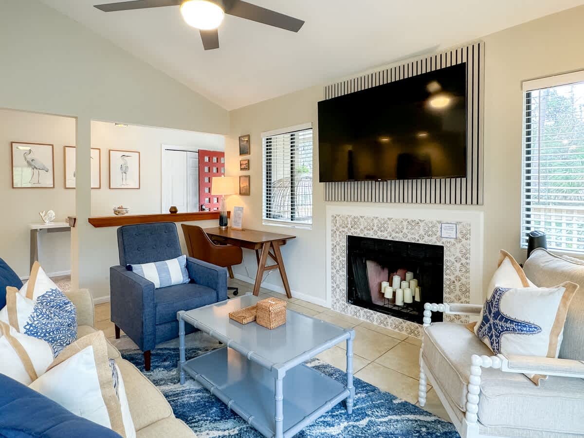 Living Area with Large Wrap Around Balcony