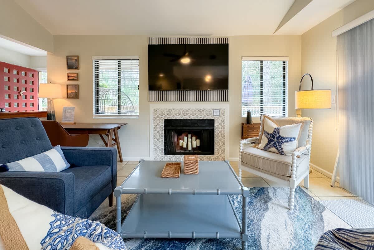 Living Area with Large Wrap Around Balcony