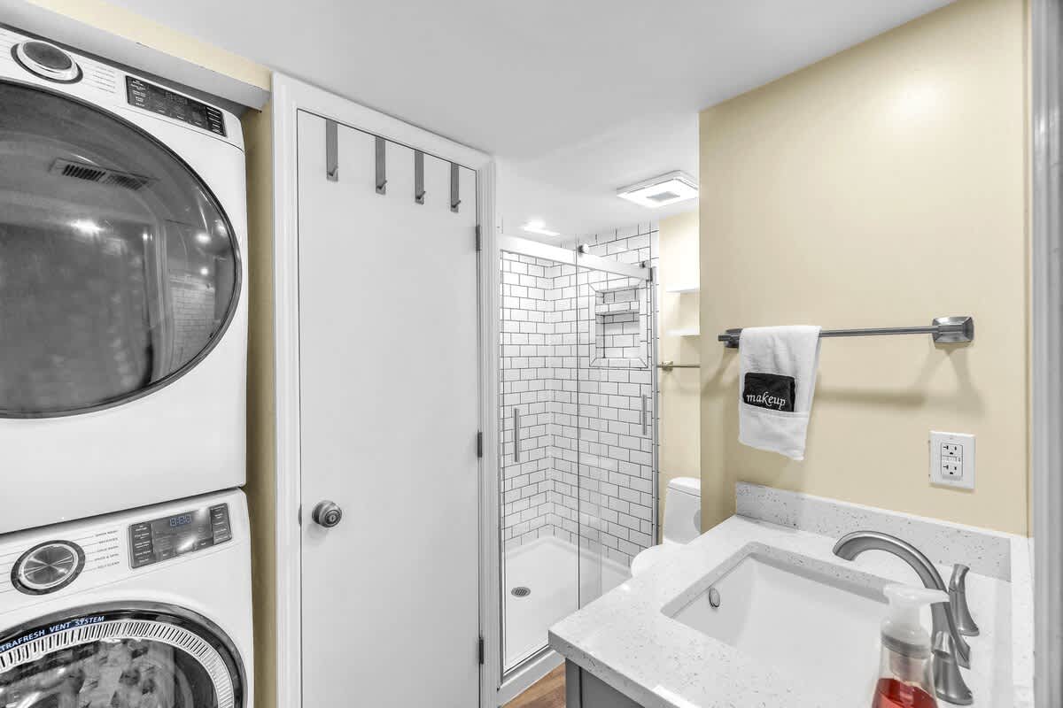 Guest Bedroom on Second Floor with Laundry