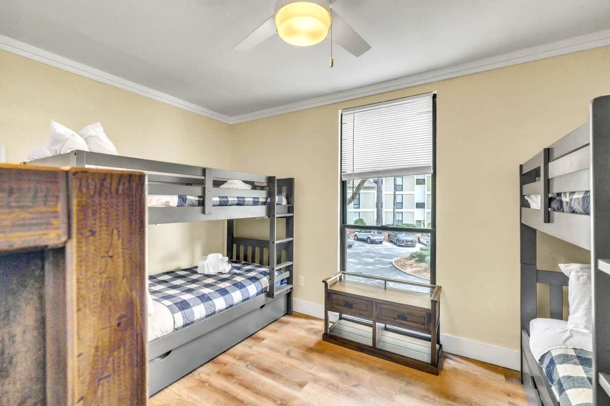 Guest Bedroom with Double Twin Bunk Beds (2nd Floor)