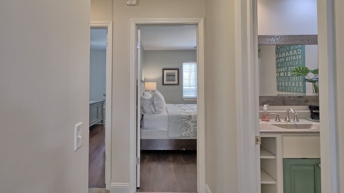 Hall Toward Bedrooms and Guest Bathroom