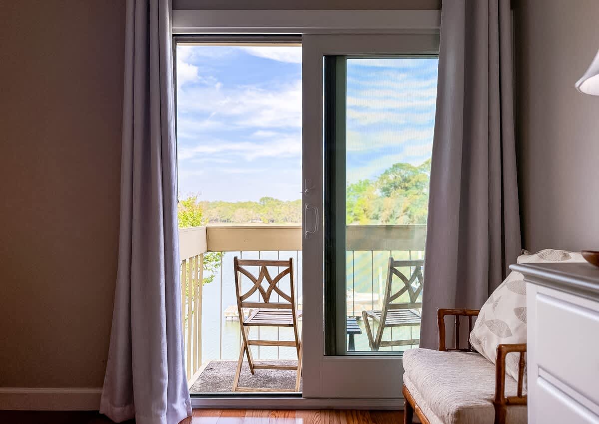 Primary Suite with Balcony & Lagoon Views