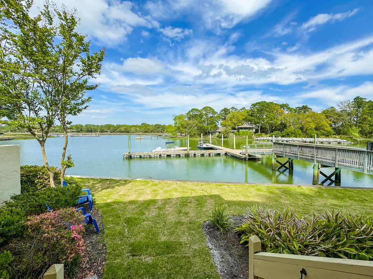 View from Private Porch with Lagoon Access