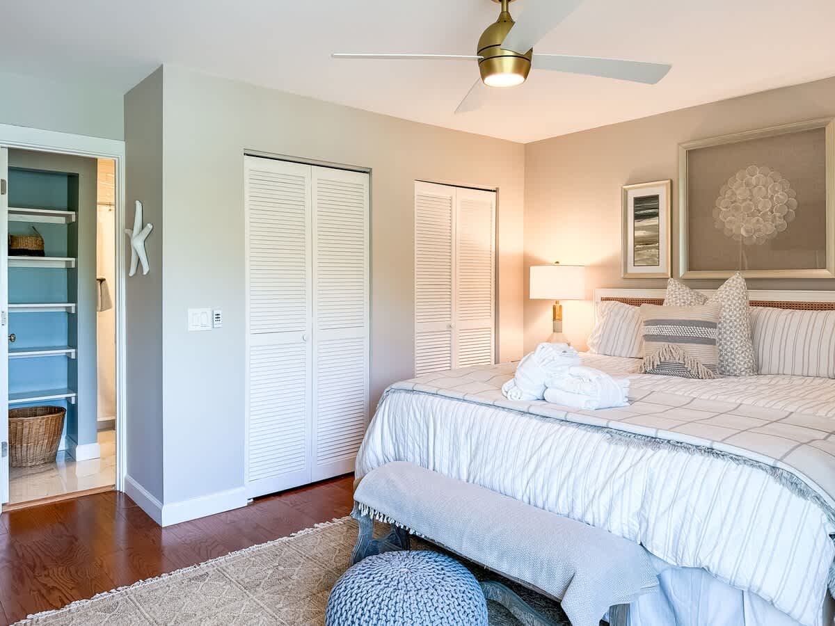 Primary Suite with Balcony & Lagoon Views