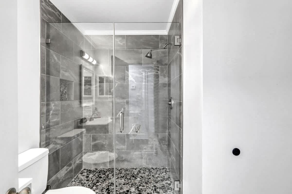 Full Bathroom with Walk-In Shower