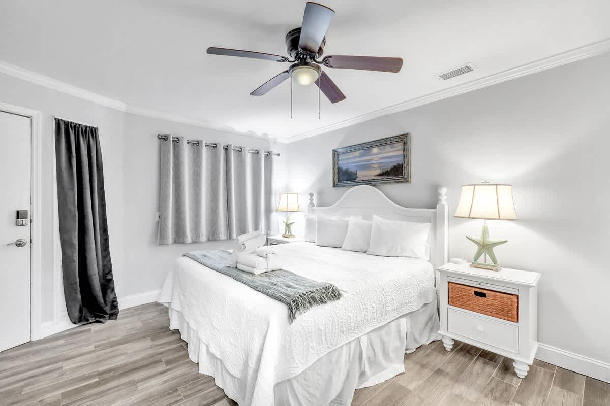 Primary Suite with King Bed (Entrance to Villa)