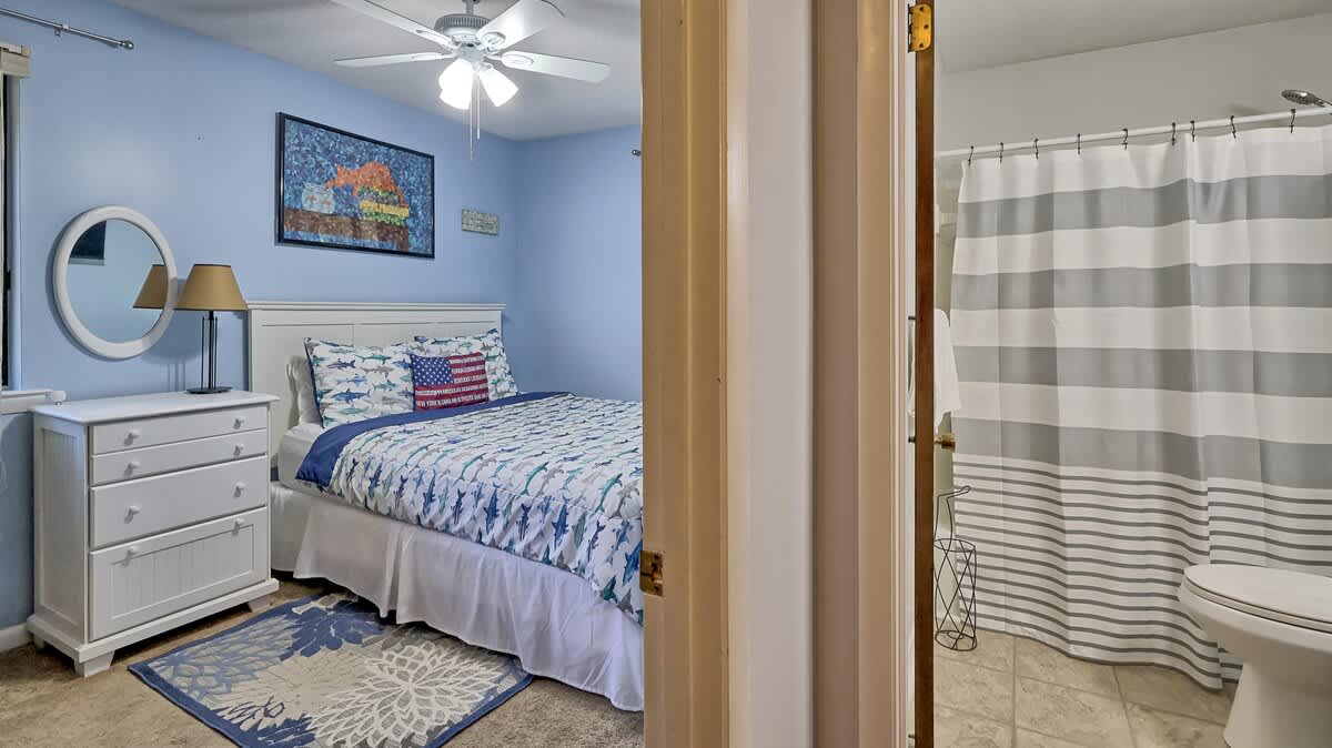 Guest Queen Bedroom and Bathroom