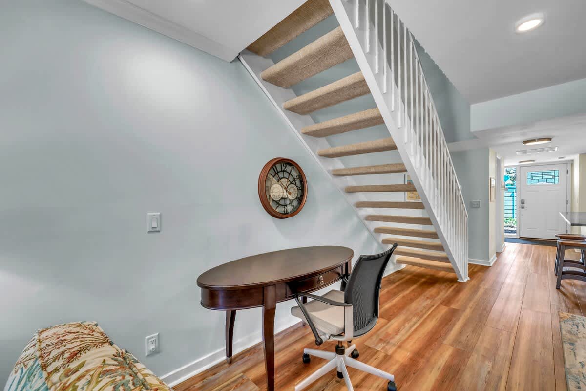 Desk in Living Area