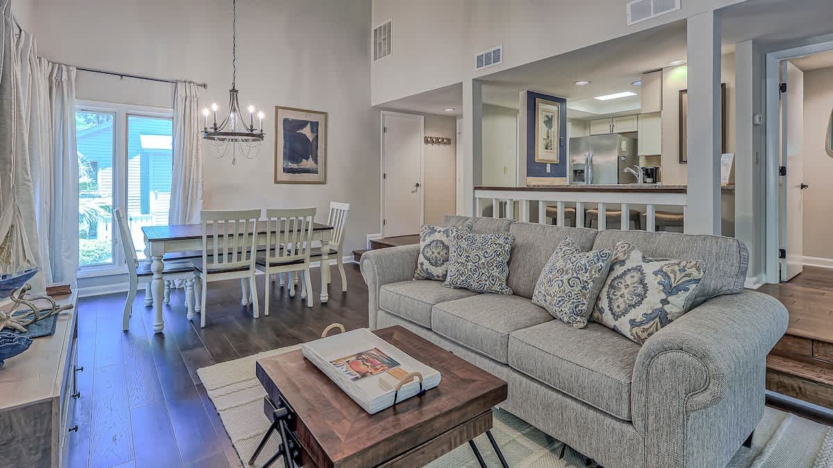 Living Area and Dining Area
