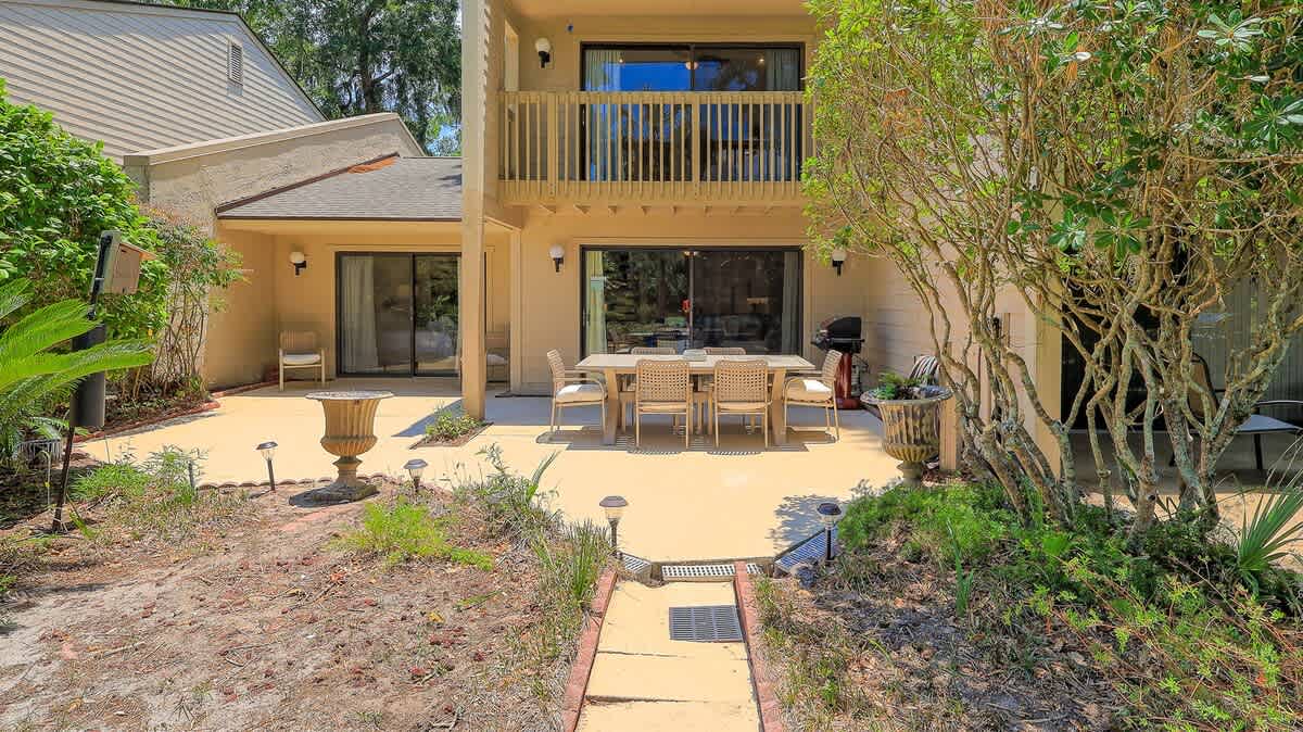 Patio with Golf Course Views and Private Grill