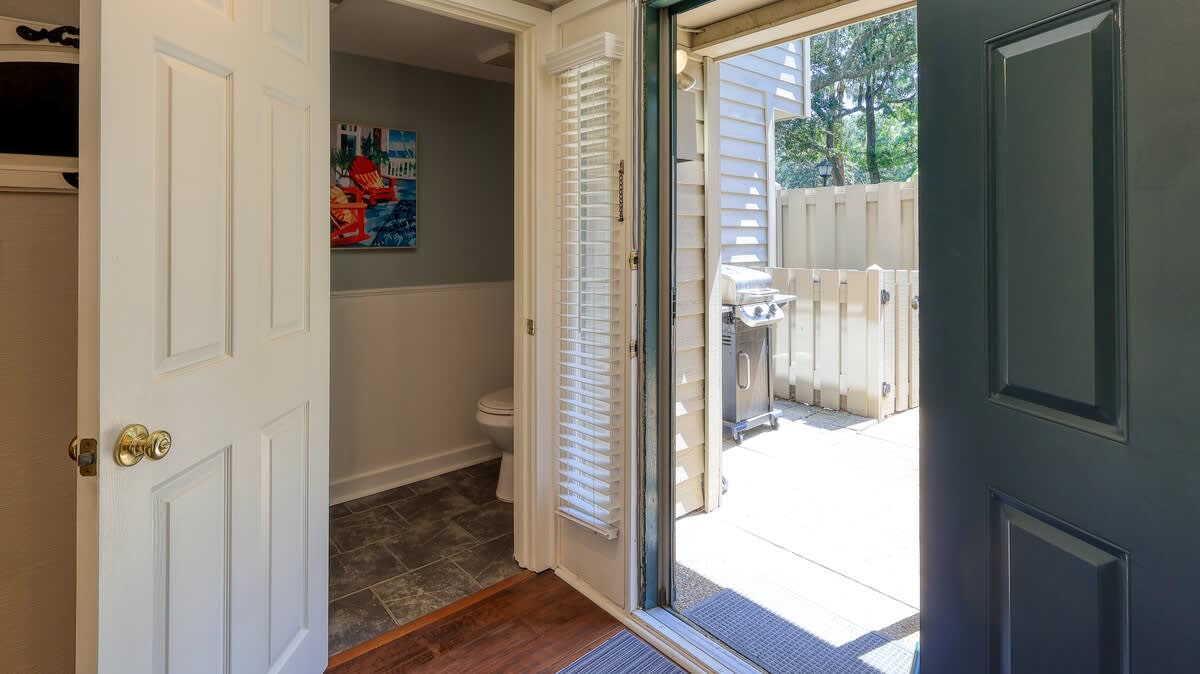 Entrance and Guest Bathroom